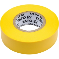 Taśma elektroizolacyjna 19mmx20mx0,13mm, żółta YT-81654 YATO