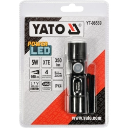 LATARKA XT-E CREE 5W USB, 94X27MM / YT-08569 / YATO
