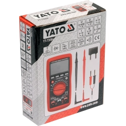 Multimetr/miernik cyfrowy, automatyczny zakres pomiaru YT-73084 YATO