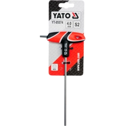Klucz trzpieniowy hex z rękojeścią 4mm / YT-05574 / YATO