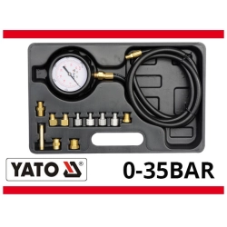 Miernik ciśnienia oleju 0-500psi 0-35bar YT-73030 YATO
