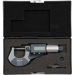 Mikrometr 0-25mm z wyświetlaczem cyfrowym YT-72305 YATO