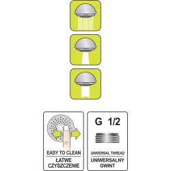 Słuchawka prysznicowa tugela 75629 FALA