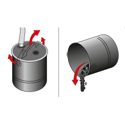 Separator do popiołu, zbiornik 18l 72920 VOREL