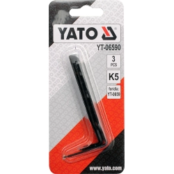Ostrza wymienne noża do wycinania szyb kpl 3szt./do yt-0659/ YT-06590 YATO