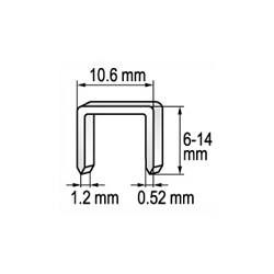 Zszywacz tapicerski 6-16 mm YT-7005 YATO