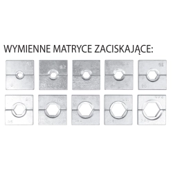 Praska hydrauliczna, ręczna do zaciskania końcówek 16-240mm2 YT-22861 YATO