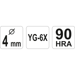 Wiertło do szkła i ceramiki 4 mm YT-3725 YATO