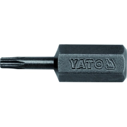 Końcówki wkrętakowe, udarowe 8x30 mm, torx security t10, 50 szt YT-7908 YATO