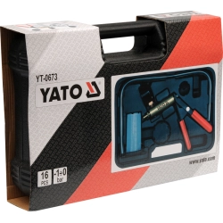 Pompka podciśnieniowa z akcesoriami (wakuometr) / YT-0673 / YATO