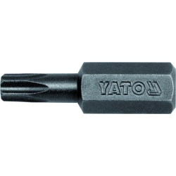 Końcówki wkrętakowe, udarowe 8x30 mm, torx security t27, 50 szt YT-7912 YATO