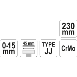 Szczypce blacharskie, typu jj, 230 mm YT-2161 YATO