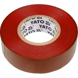 Taśma elektroizolacyjna 19mmx20mx0,13mm, czerwona YT-8166 YATO
