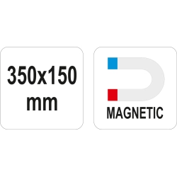 Miska magnetyczna prostokątna 350x150 mm YT-0831 YATO