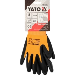Rękawice ochronne nylonowe 15G powlekane do obsługi smartfona, rozmiar 8 YT-74754 Yato