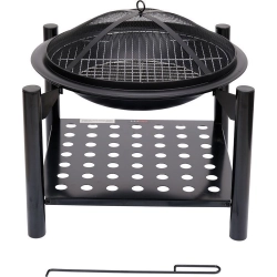 PALENISKO OGRODOWE STALOWE Z RUSZTEM GRILL 50 cm