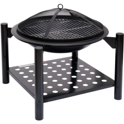 PALENISKO OGRODOWE STALOWE Z RUSZTEM GRILL 50 cm