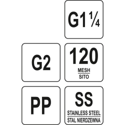 Wkład siatkowy do filtra wody 1,5