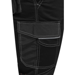 Spodnie z elastanem czarne rozmiar 2XL YT-79444 Yato