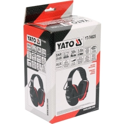 Nauszniki przeciwhałasowe elektroniczne z inteligentnym systemem ochrony słuchu+ YT-74625 Yato
