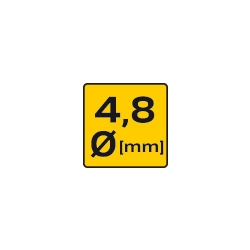 Nitownica do nitów aluminiowych 2.4/3.2/4.0/4.8 mm, dwupołożeniowa TOPEX 43E712