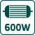 Podkaszarka elektryczna 600W, szerokość koszenia 300 mm