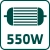 Młotowiertarka SDS+ 550W, walizka VERTO 50G365