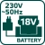 Podkaszarka akumulatorowa VES, 2 x 18V, Li-Ion/1.3Ah, szerokość koszenia 250 mm