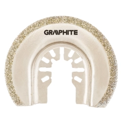 Tarcza półokrągła do ceramiki, 65 mm, galwaniczne pokrycie nasypem diamentowym GRAPHITE 56H063