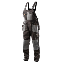 Spodnie robocze na szelkach, rozmiar XL/56 NEO 81-240-XL