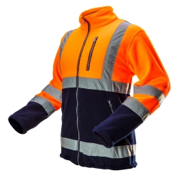 Bluza polarowa ostrzegawcza, pomarańczowa, rozmiar XL NEO 81-741-XL