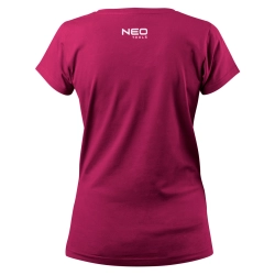 T-shirt damski bordowy, rozmiar XXL NEO 80-611-XXL