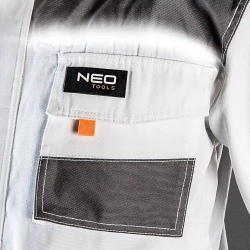 Bluza robocza biała, HD, rozmiar LD/54 NEO 81-110-LD