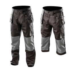Spodnie robocze, rozmiar LD/54, odpinane kieszenie i nogawki NEO 81-230-LD