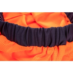 Krótkie spodenki ostrzegawcze, pomarańczowe, siatkowe, rozmiar XL NEO 81-783-XL