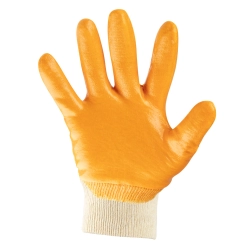 Rękawice robocze, bawełna, pokryte częściowo nitrylem, 4111X, rozmiar 9 NEO 97-631-9