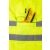 Krótkie spodenki ostrzegawcze, żółte, rozmiar L NEO 81-780-L