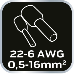Szczypce do zaciskania końcówek tulejkowych 0.5-16 mm2 (22-6 AWG) NEO 01-506