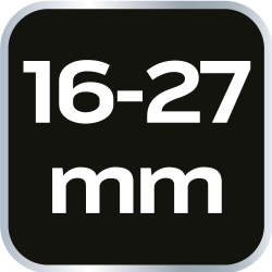 Opaska ślimakowa 16-27/9 mm, W4, 3 szt. NEO 11-403