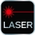 Tarcza celownicza do laserów, czerwona NEO 75-130