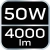 Reflektor SMD 50W 4000 lm 230V NEO 99-053