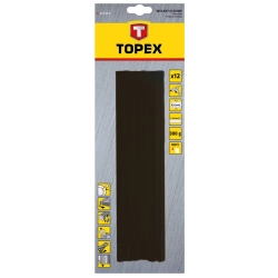Wkłady klejowe 11 mm, czarne, 12 szt. TOPEX 42E173