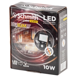 Naświetlacz LED z czujnikiem ruchu SLIM 10W SL-NS10S SCHMITH