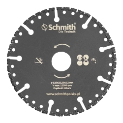 Tarcza do cięcia uniwersalna diamentowa 125mm STU-01 SCHMITH