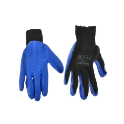 Rękawice robocze ocieplane zimowe BLUE r.8 GEKO G73595 12par