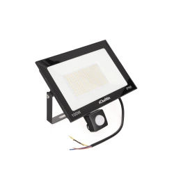 Naświetlacz LED 100W z czujnikiem ruchu – barwa biała zimna 6500K K02016 Keltin