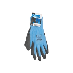 Rękawice ochronne powlekane r. 11 – niebieskie G75014 GEKO