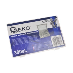 Zestaw podkładek aluminiowych 300el. GEKO G02824