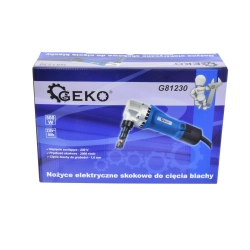 Nożyce elektryczne skokowe do cięcia blachy GEKO G81230