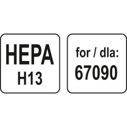 Filtr hepa h13 do odkurzacza 67090 67093 LUND